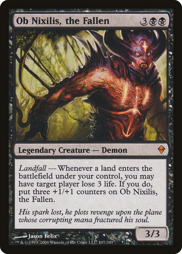 Ob Nixilis, the Fallen (ZEN-107) - Zendikar