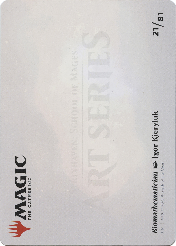 Biomathematician // Biomathematician (ASTX-021) - Strixhaven Art Series (Borderless)