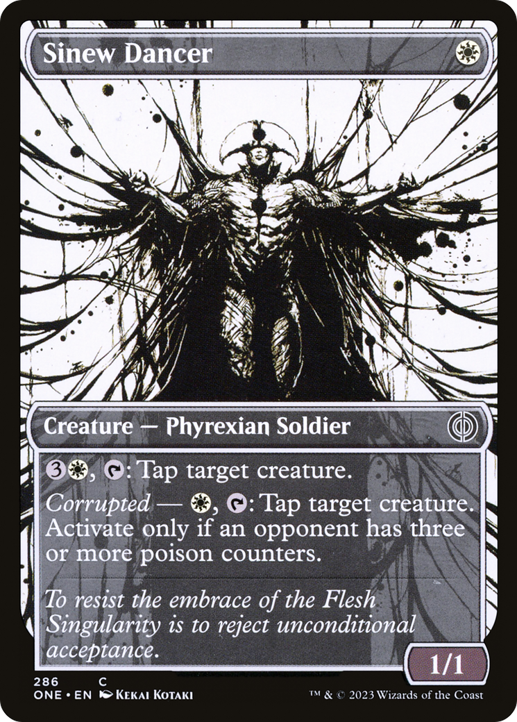 Sinew Dancer (V.1)⁣ - Phyrexia: All Will Be One: Extras⁣ (Common)⁣ [286]