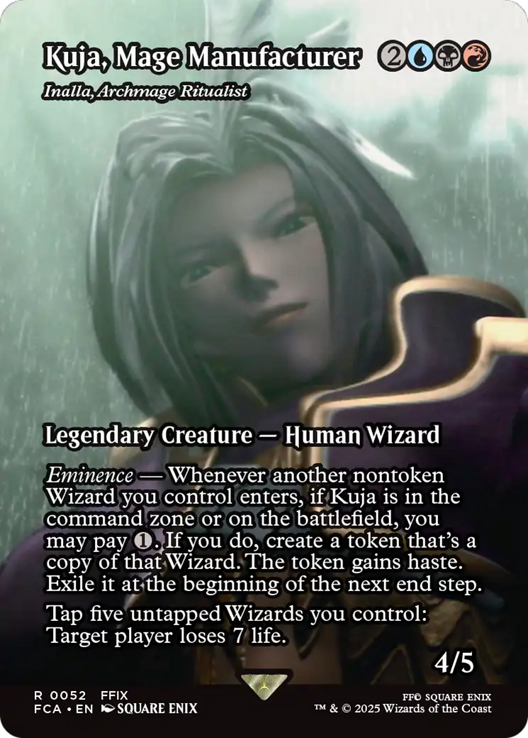 Inalla, Archmage Ritualist (FCA-052) - FINAL FANTASY: Through the Ages / Kuja, Mage Manufacturer (Borderless)