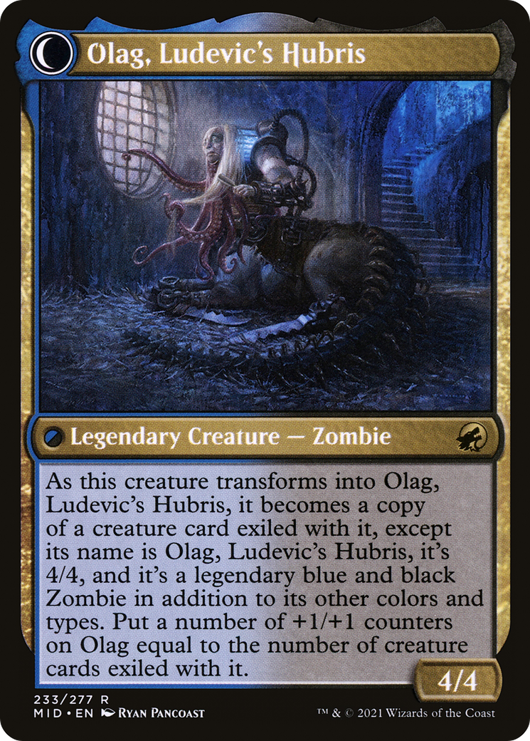 Ludevic, Necrogenius (MID-233) - Innistrad: Midnight Hunt: (Double Faced Transform)
