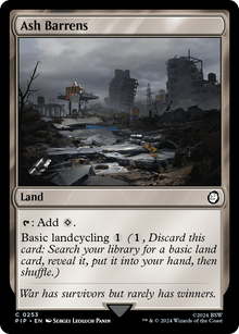 Ash Barrens⁣ - Universes Beyond: Fallout⁣ (Common)⁣ [253]