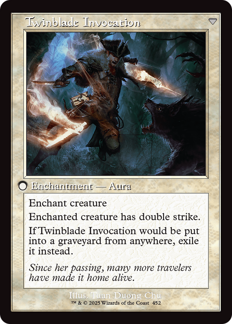 Twinblade Geist // Twinblade Invocation (INR-452) - Innistrad Remastered Foil