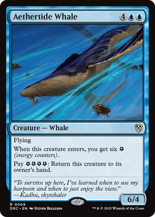 Aethertide Whale (DRC-069) - Commander: Aetherdrift