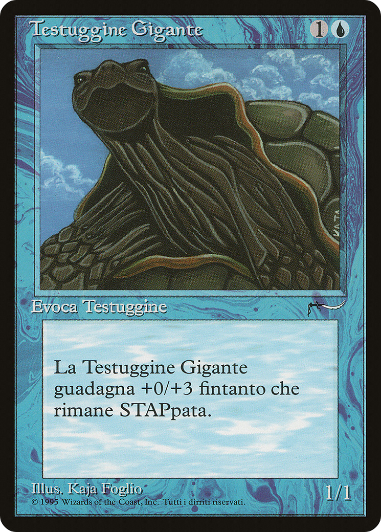 Giant Tortoise (Italian) - "Testuggine Gigante" (REN-027) - Rinascimento