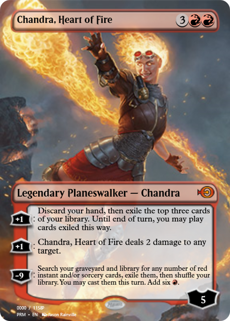 Chandra, Heart of Fire (PRM-85938) - Magic Online Promos