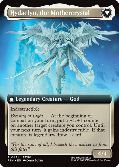 Venat, Heart of Hydaelyn // Hydaelyn, the Mothercrystal (FIN-434) - FINAL FANTASY: (Extended Art) Foil