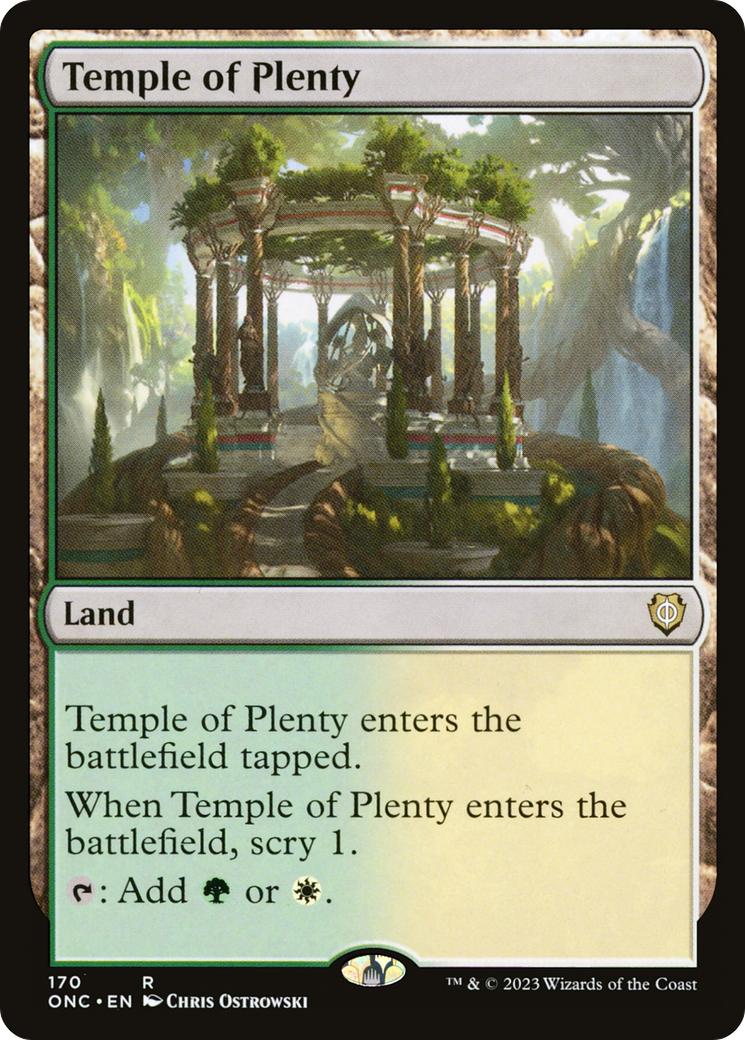 Temple of Plenty⁣ - Commander: Phyrexia: All Will Be One⁣ (Rare)⁣ [170]