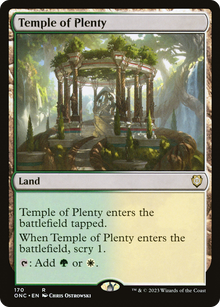 Temple of Plenty⁣ - Commander: Phyrexia: All Will Be One⁣ (Rare)⁣ [170]