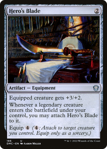 Hero's Blade⁣ - Commander: Dominaria United⁣ (Uncommon)⁣ [186]