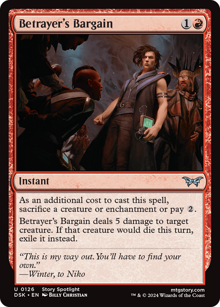 Betrayer's Bargain⁣ - Duskmourn: House of Horror⁣ (Uncommon)⁣ [126]