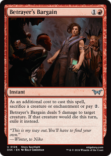 Betrayer's Bargain⁣ - Duskmourn: House of Horror⁣ (Uncommon)⁣ [126]