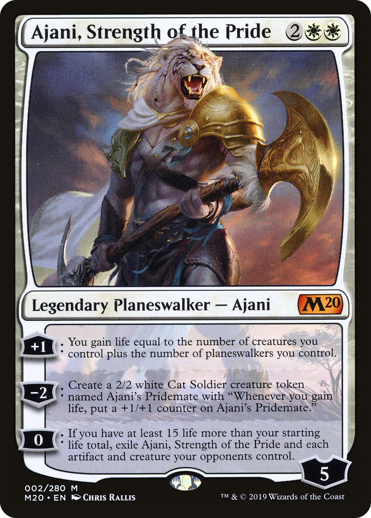 Ajani, Strength of the Pride (M20-002) - Core Set 2020