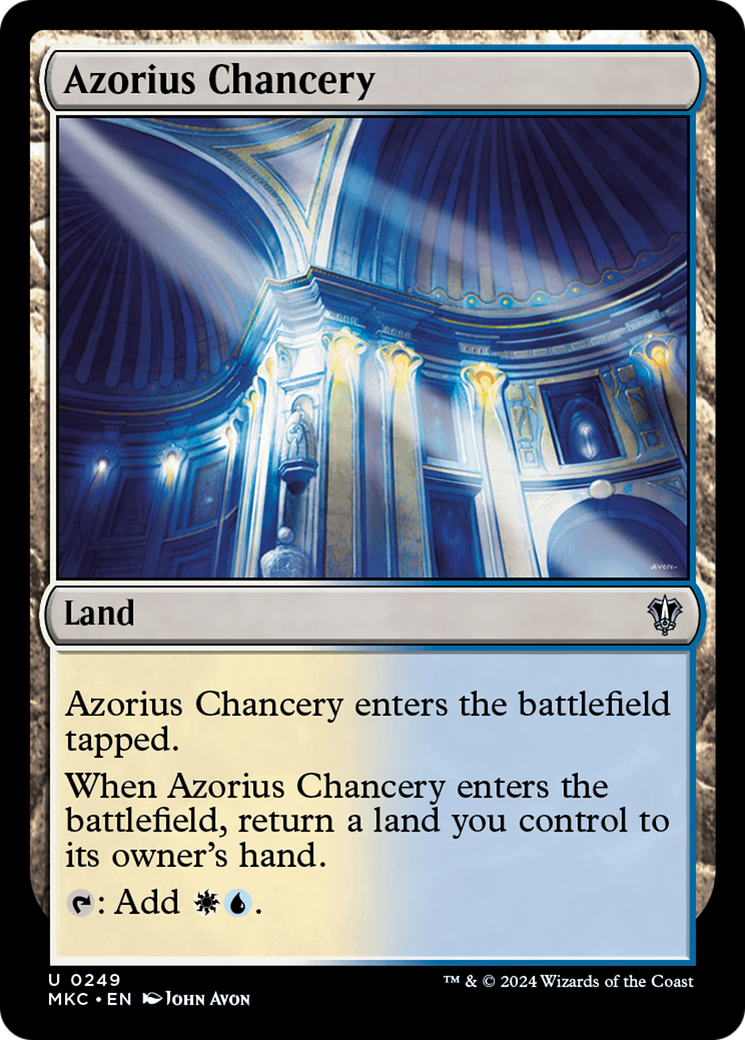 Azorius Chancery⁣ - Commander: Murders at Karlov Manor⁣ (Uncommon)⁣ [249]