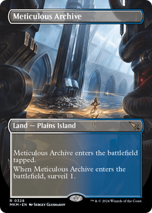 Meticulous Archive (Borderless) (MKM-328) - Murders at Karlov Manor (Borderless) Foil