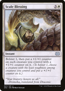 Scale Blessing⁣ - Double Masters 2022⁣ (Uncommon)⁣ [27]