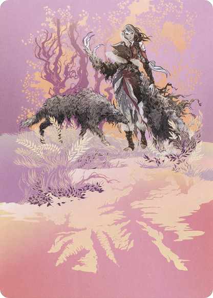 Arlinn, the Pack's Hope // Arlinn, the Pack's Hope (AMID-003) - Midnight Hunt Art Series (Borderless) Foil