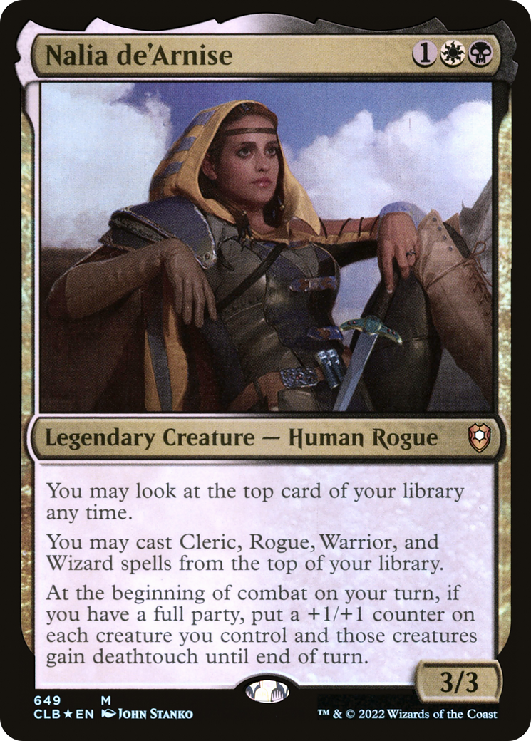 Nalia de'Arnise (V.1)⁣ - Commander Legends: Battle for Baldur's Gate: Extras⁣ (Mythic)⁣ [649]