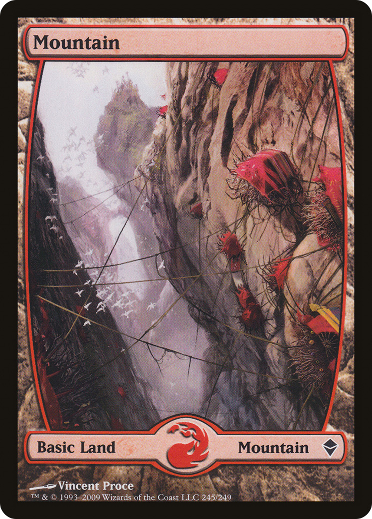 Mountain (245) - Full Art (ZEN-245) - Zendikar