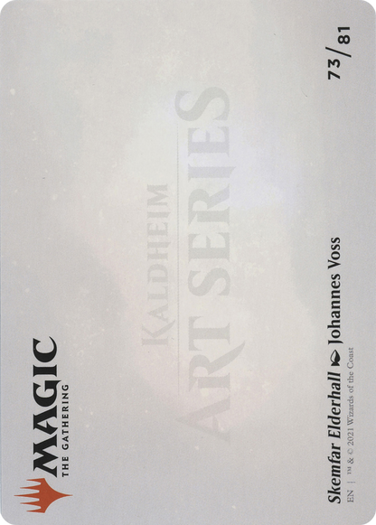 Skemfar Elderhall // Skemfar Elderhall (AKHM-073) - Kaldheim Art Series (Borderless) Foil