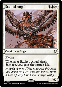 Exalted Angel⁣ - Commander: Murders at Karlov Manor⁣ (Rare)⁣ [63]