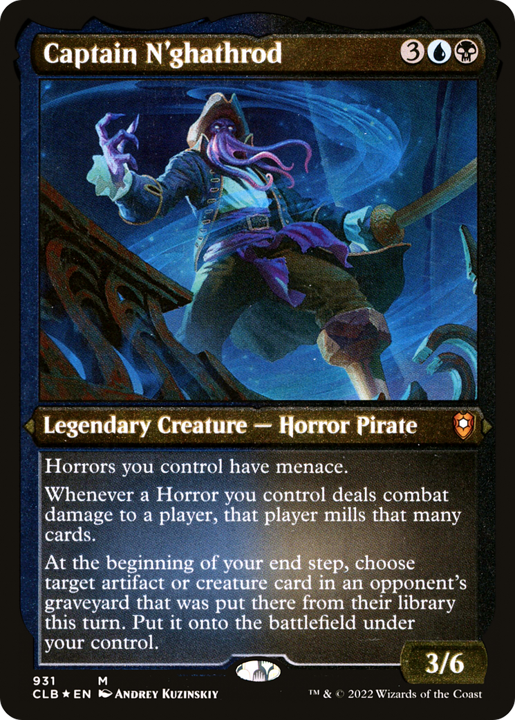 Captain N'ghathrod (V.3)⁣ - Commander Legends: Battle for Baldur's Gate: Extras⁣ (Special)⁣ [931]