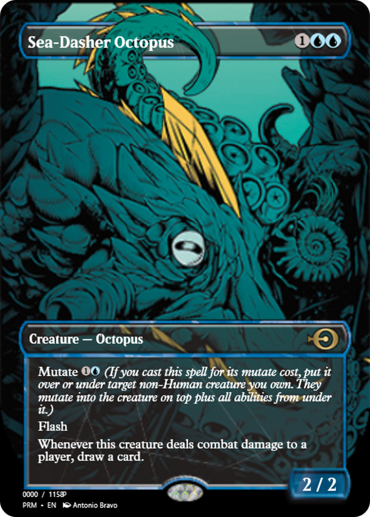 Sea-Dasher Octopus (PRM-80995) - Magic Online Promos Foil