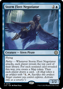 Storm Fleet Negotiator⁣ - Commander: The Lost Caverns of Ixalan⁣ (Rare)⁣ [78]