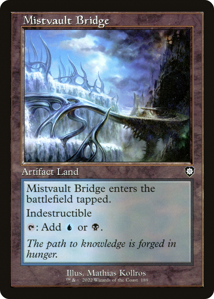 Mistvault Bridge⁣ - Commander: The Brothers' War⁣ (Common)⁣ [189]
