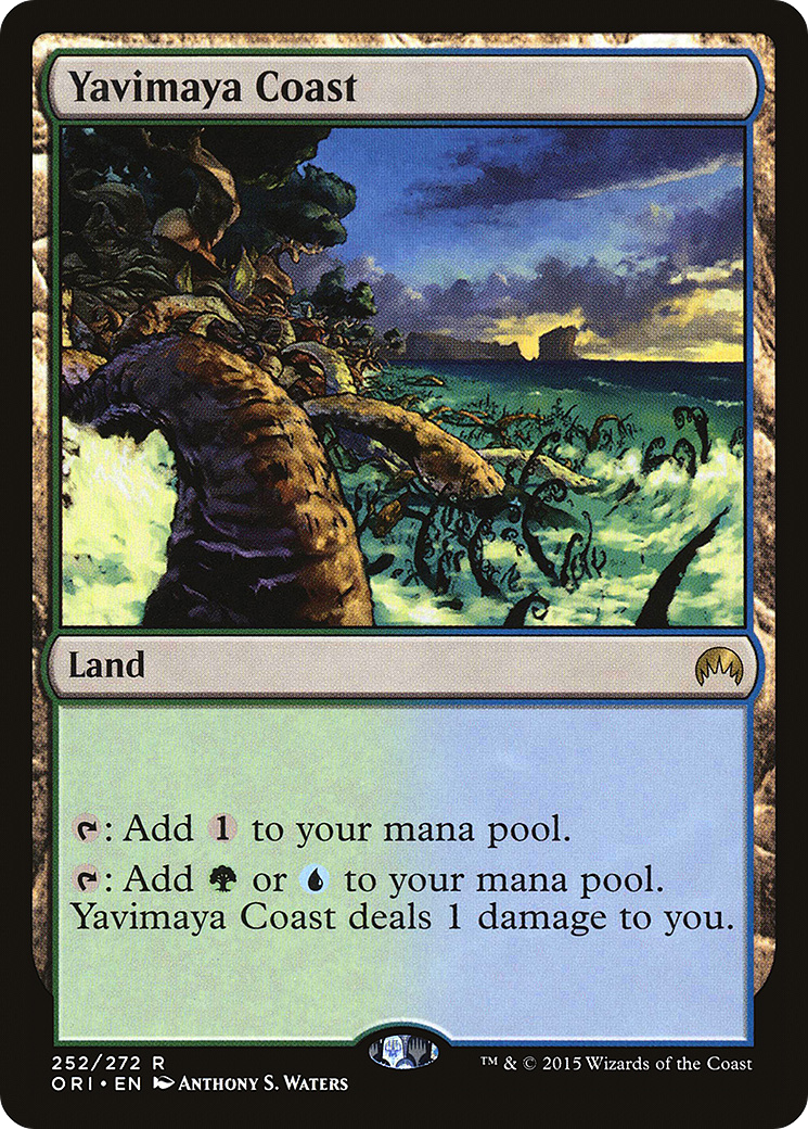 Yavimaya Coast (ORI-252) - Magic Origins Foil