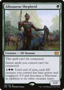 Allosaurus Shepherd⁣ - Double Masters 2022⁣ (Mythic)⁣ [132]