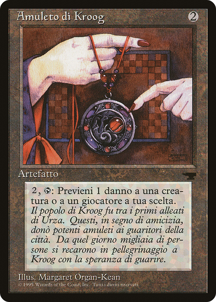 Amulet of Kroog (Italian) - "Amuleto di Kroog" (REN-099) - Rinascimento