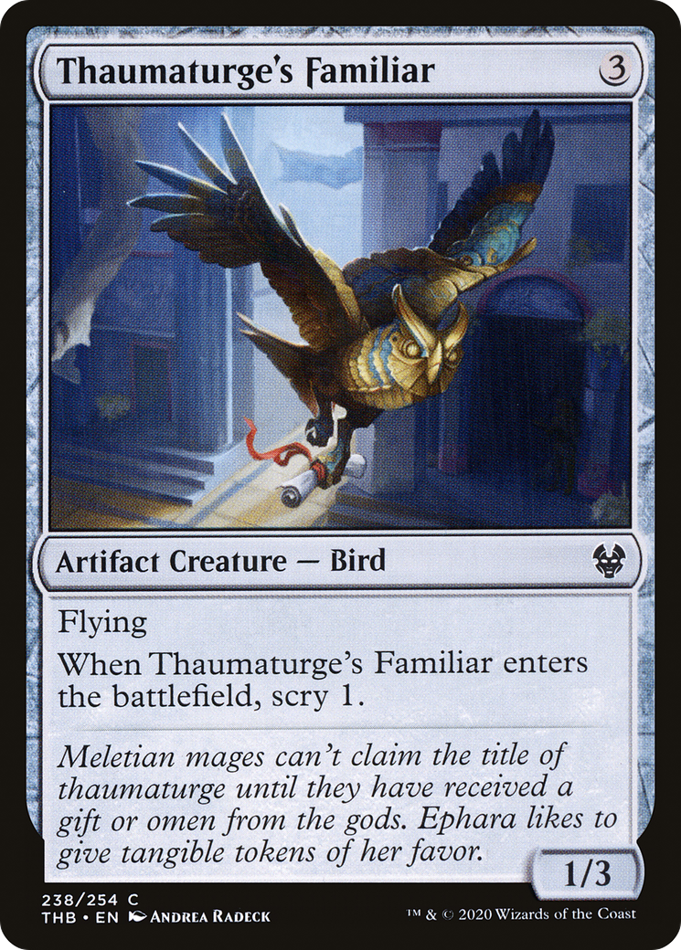 Thaumaturge's Familiar⁣ - Theros Beyond Death⁣ (Common)⁣ [238]