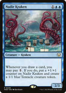 Nadir Kraken⁣ - Commander: March of the Machine⁣ (Rare)⁣ [228]