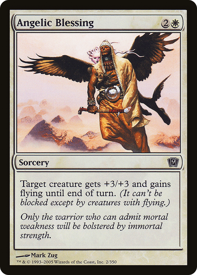 Angelic Blessing (9ED-02★) - Ninth Edition Foil