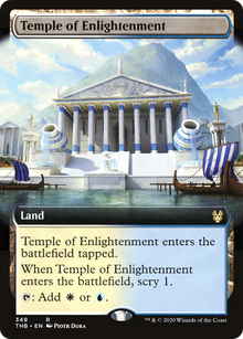 Temple of Enlightenment (Extended Art) (THB-349) - Theros Beyond Death: (Extended Art) Foil