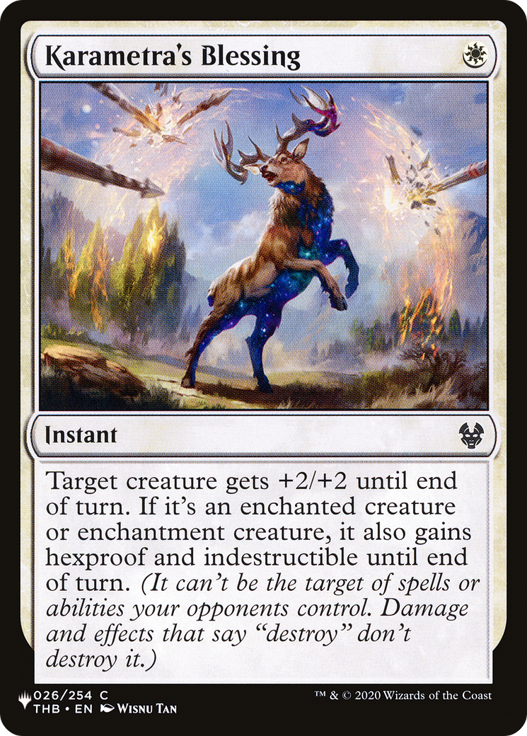 Karametra's Blessing (LIST-THB-26) - The List