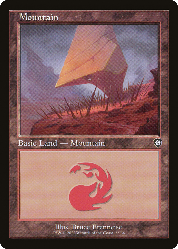 Mountain (V.1)⁣ - Commander: The Brothers' War⁣ (Land)⁣ [35]