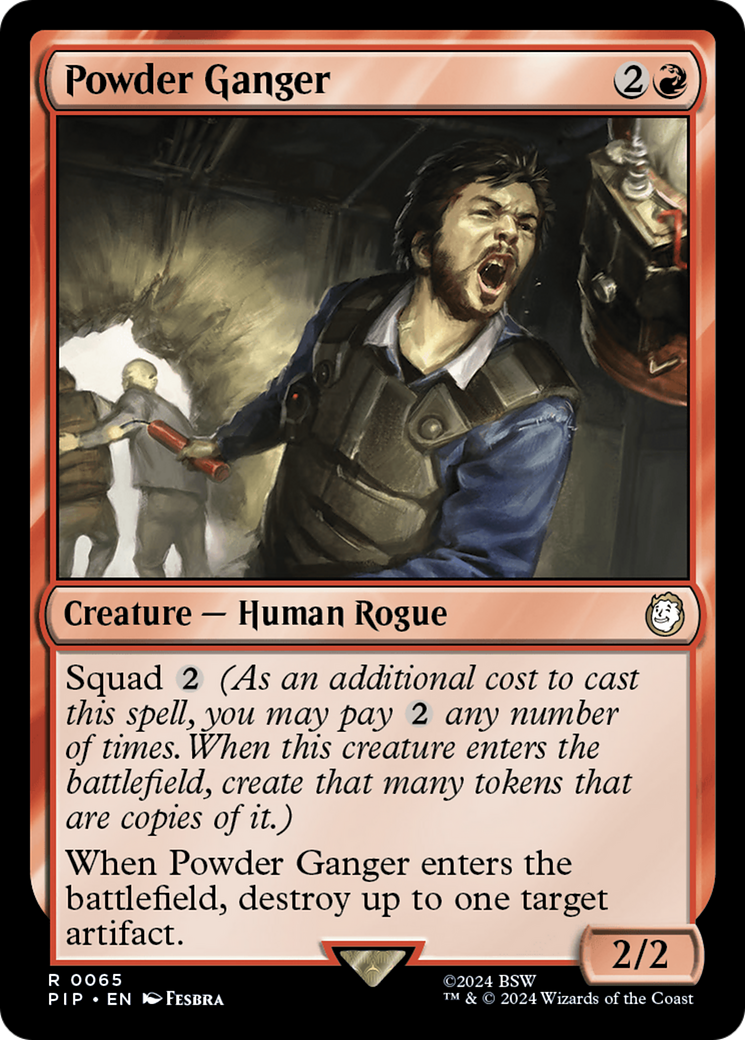 Powder Ganger⁣ - Universes Beyond: Fallout⁣ (Rare)⁣ [65]