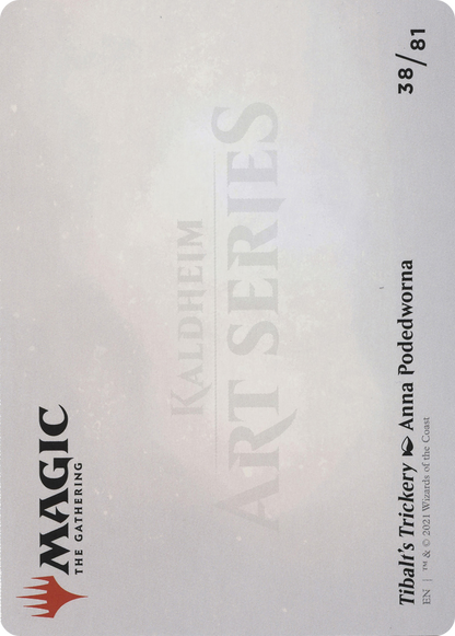 Tibalt's Trickery // Tibalt's Trickery (AKHM-038) - Kaldheim Art Series (Borderless) Foil