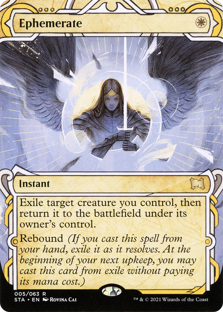 Ephemerate (STA-005) - Strixhaven Mystical Archive: (Showcase) (Borderless)