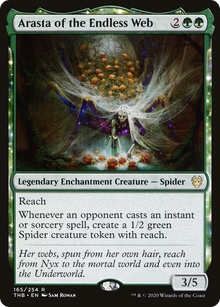 Arasta of the Endless Web (THB-165) - Theros Beyond Death: (enchantment)