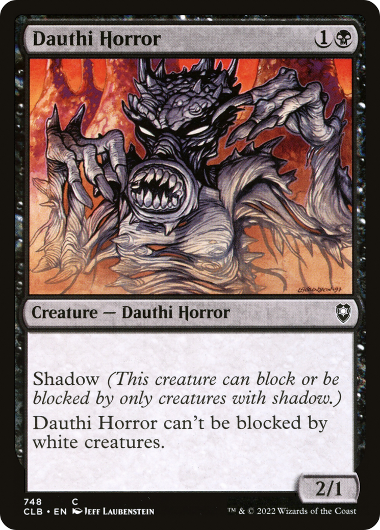 Dauthi Horror⁣ - Commander Legends: Battle for Baldur's Gate: Extras⁣ (Common)⁣ [748]