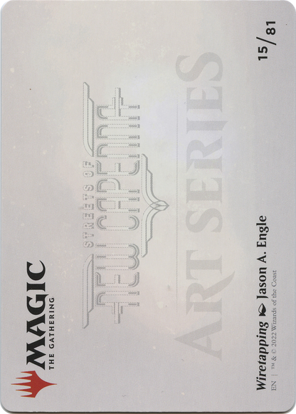 Wiretapping // Wiretapping (ASNC-015) - New Capenna Art Series (Borderless) Foil