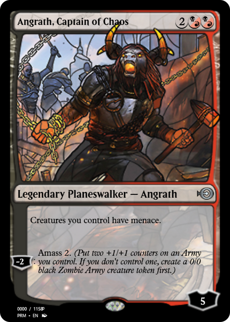 Angrath, Captain of Chaos (PRM-77971) - Magic Online Promos