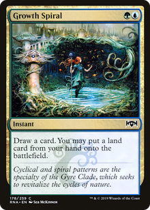 Growth Spiral (RNA-178) - Ravnica Allegiance Foil