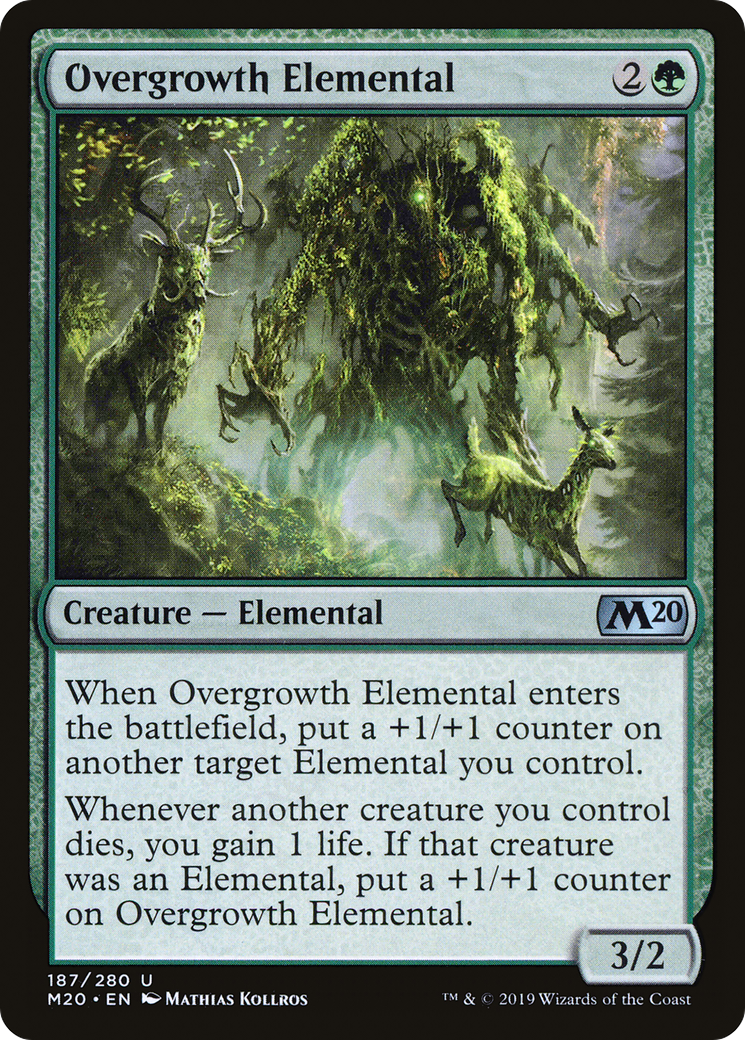Overgrowth Elemental⁣ - Core 2020⁣ (Uncommon)⁣ [187]