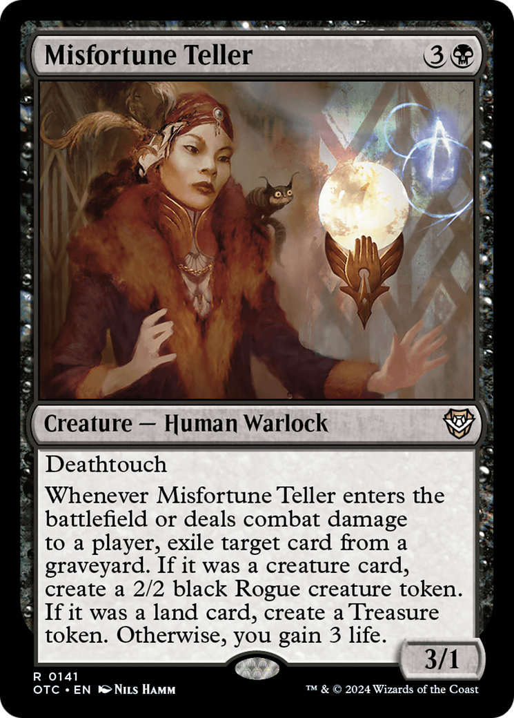 Misfortune Teller⁣ - Commander: Outlaws of Thunder Junction⁣ (Rare)⁣ [141]