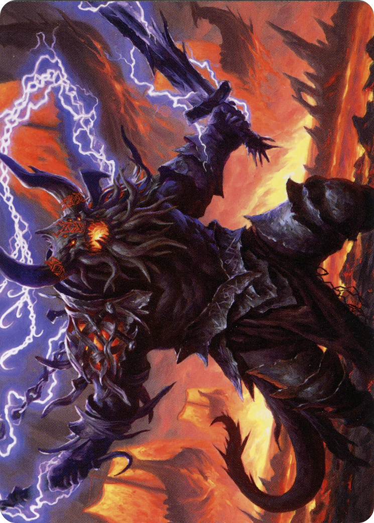 Kardur, Doomscourge // Kardur, Doomscourge (AKHM-057) - Kaldheim Art Series (Borderless) Foil
