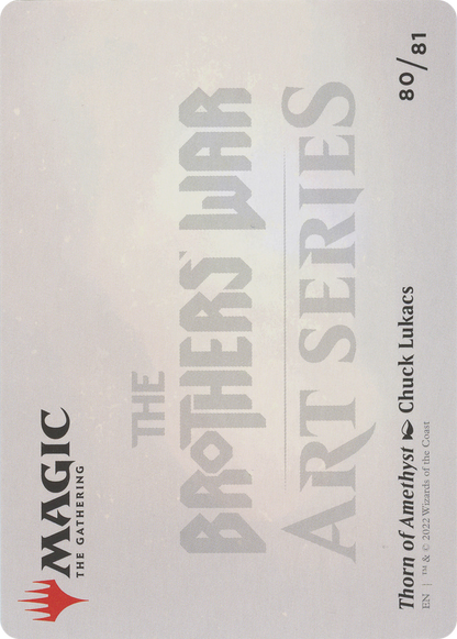 Thorn of Amethyst // Thorn of Amethyst (ABRO-080) - The Brothers' War Art Series (Borderless)